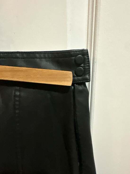 Coated A-Line Skirt - Black - Ladies - Picture 2 of 3